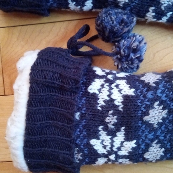 Slipper socks snowflake print - Picture 3 of 7